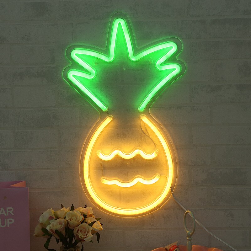 Neon Hanging Light