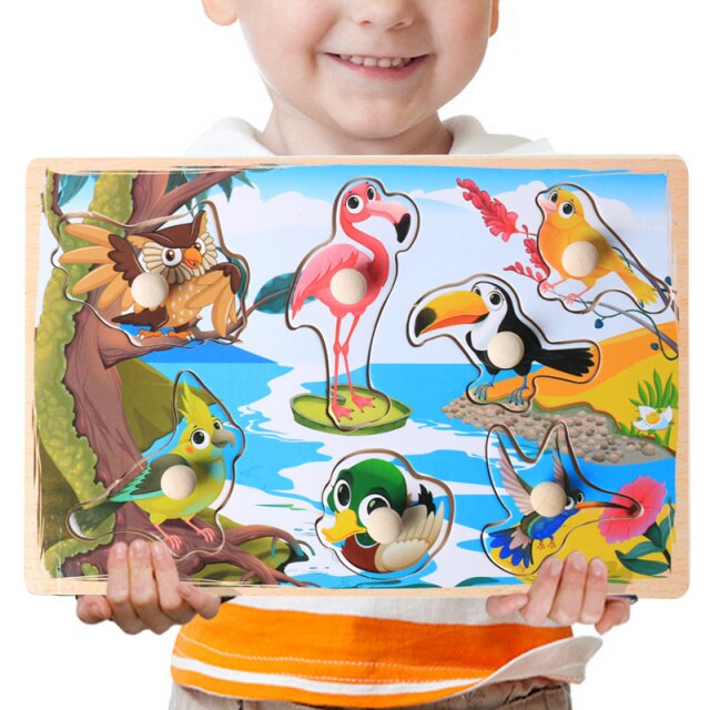 Wooden Puzzle Board