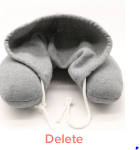 Travel Pillow & Privacy Hoodie