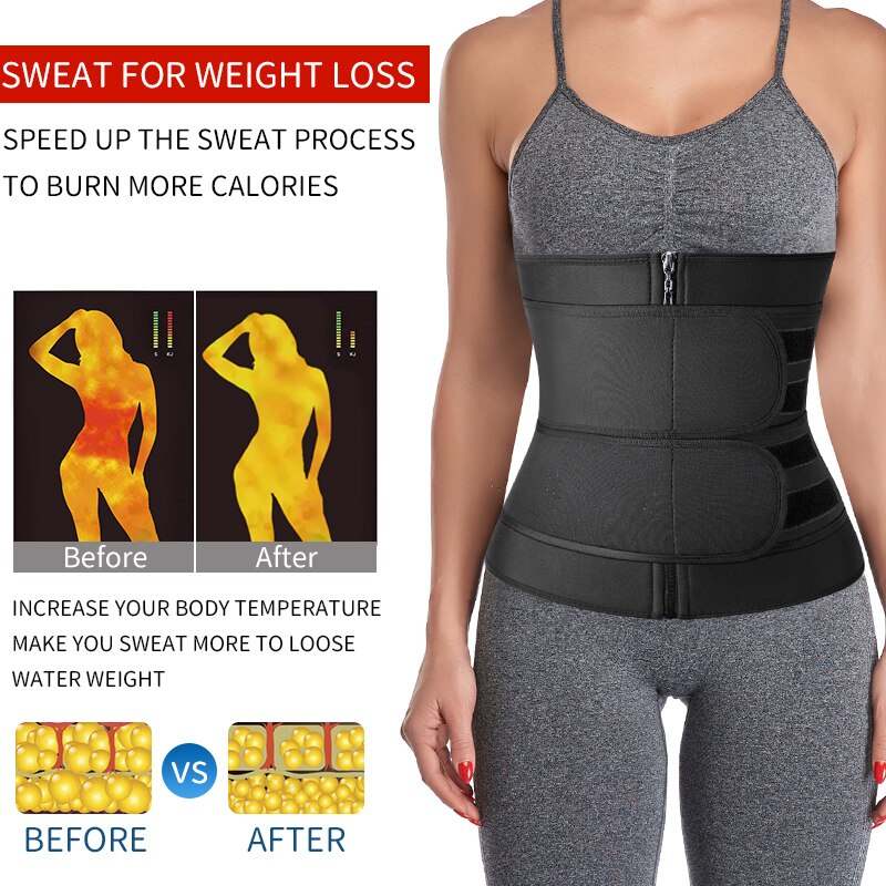 Steel Boned Waist Trainer Women Belly Shaping Trimmer Belt