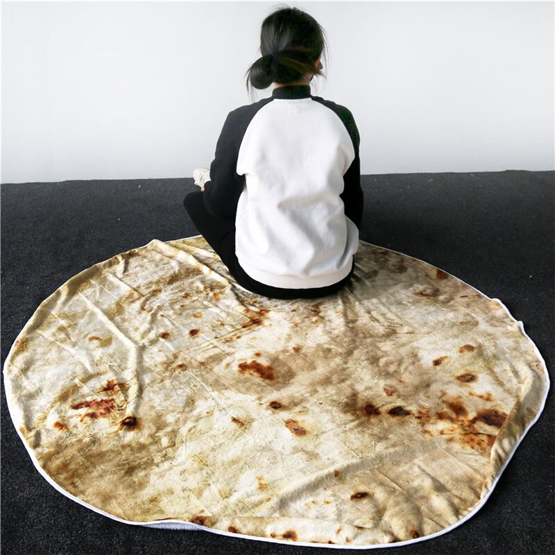 Mexican Burrito Blanket 3D