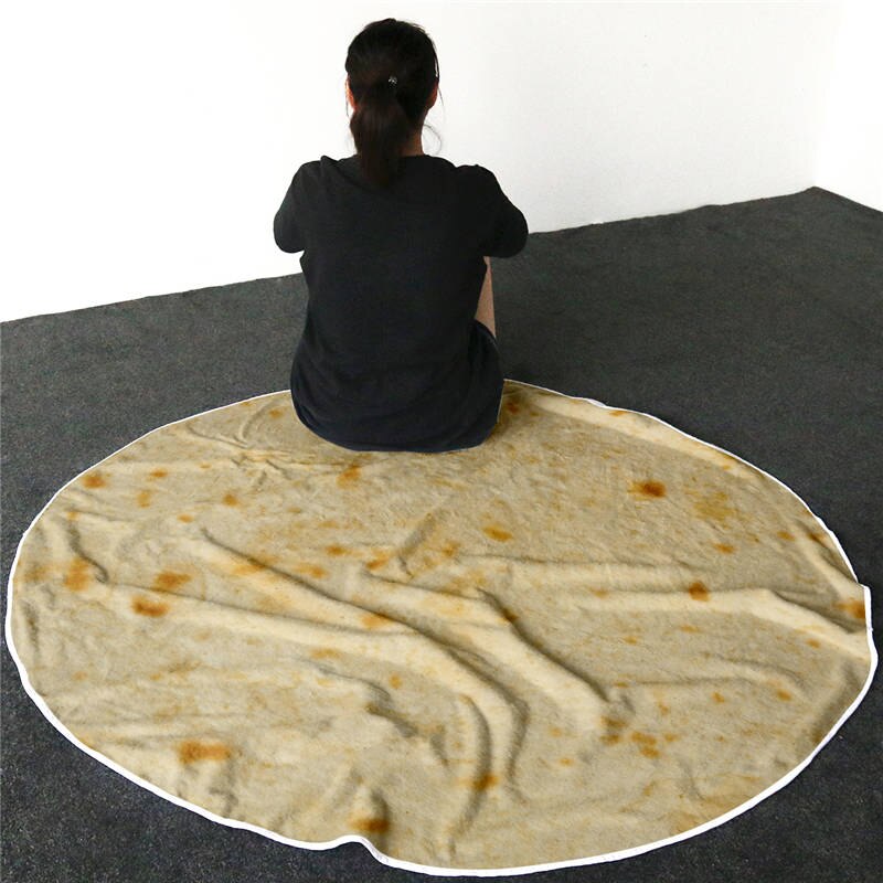 Mexican Burrito Blanket 3D