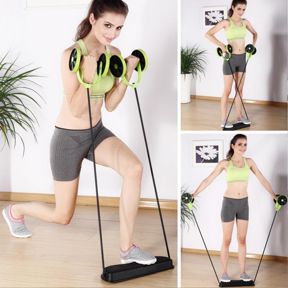 Abdominal Roller and Resistance Band Pull Rope