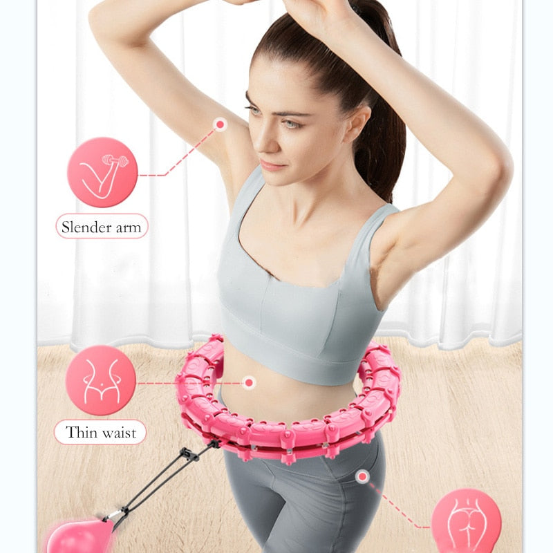 Adjustable Abdominal Hula Hoop Exercise