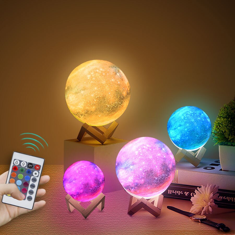 USB Rechargeable Moon Lamp