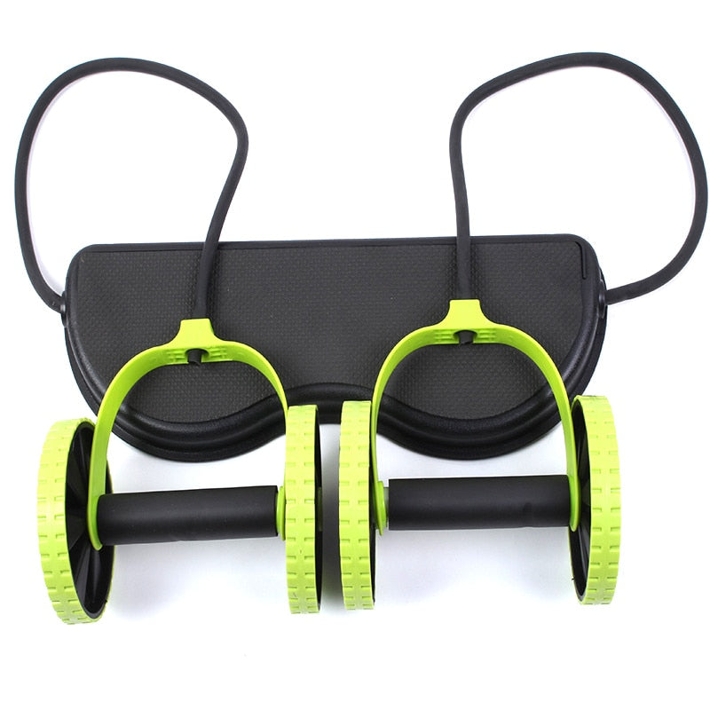 Abdominal Roller and Resistance Band Pull Rope