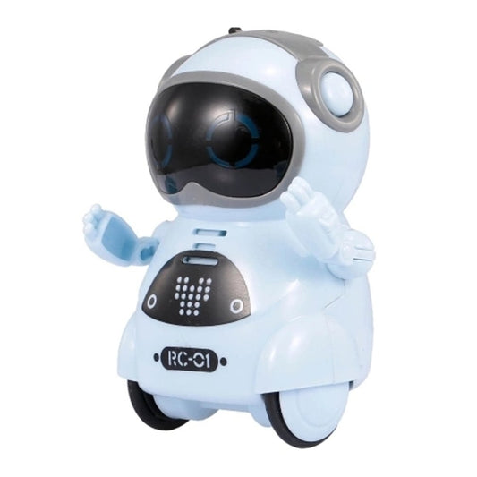 Mini Pocket Robot Talking Walk Music Dance Light Voice Recognition