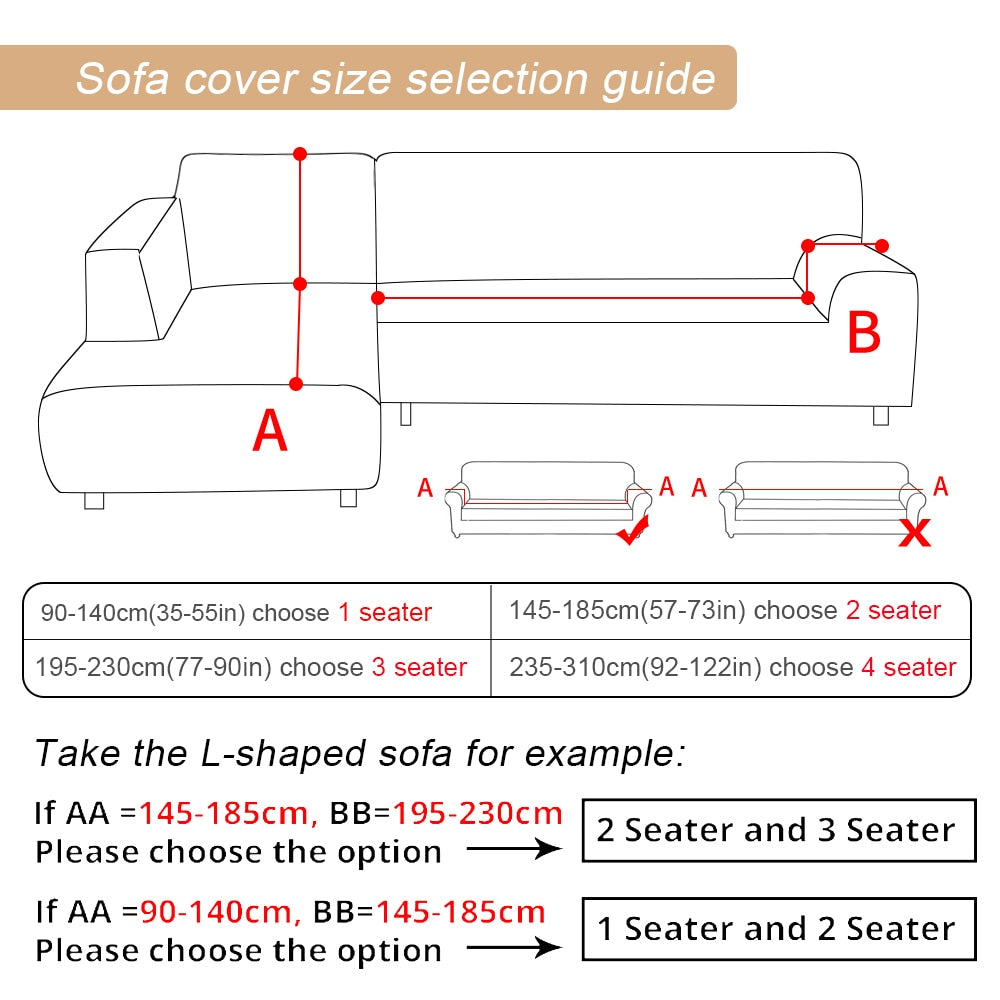 4/3/2/1 Seater L Shaped Sofa