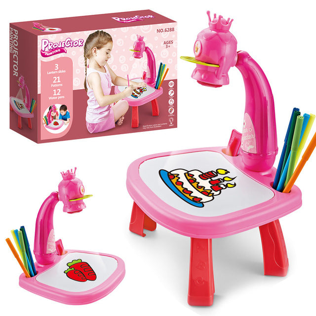 LED Projector Drawing Table Toys