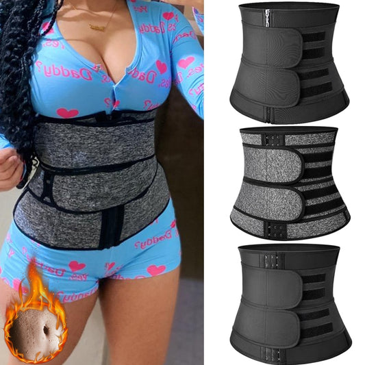 Steel Boned Waist Trainer Women Belly Shaping Trimmer Belt