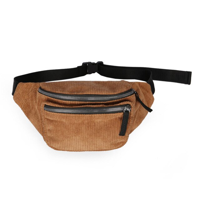 Corduroy Canvas Waist Bag