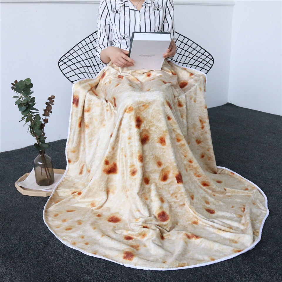 Mexican Burrito Blanket 3D