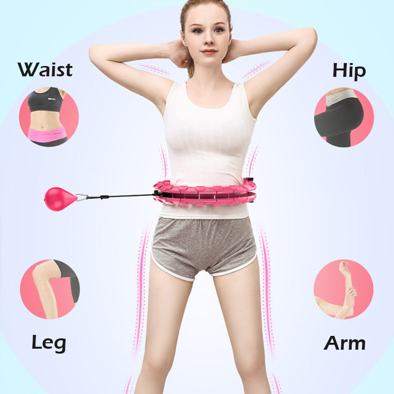 Adjustable Abdominal Hula Hoop Exercise